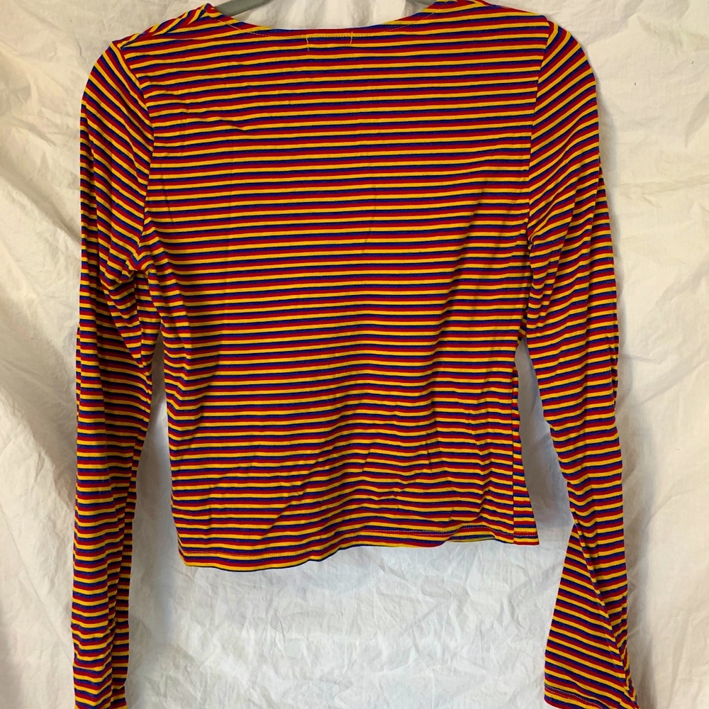 Rainbow stripped long sleeve